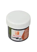 Краска акриловая Черная металлик, 40мл, Луч