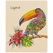 Тетрадь в клетку Феникс+, "Цветочные фантазии", 48 листов, в ассортименте