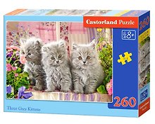 Пазл Серые котята MIDI Castorland 260 элементов