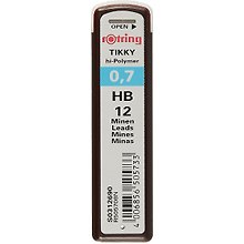 Грифели 0,7мм 12шт "Rotring Tikky" HB, Rotring