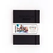 Скетчбук 150*200 50л "Veroneze" черный, акварель., 200г/м2