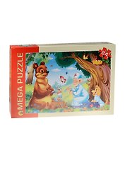 Мегапазл Любимая сказка (П24-0625) (24 элемента) (320х480) (Рыжий кот) (3+) (коробка)
