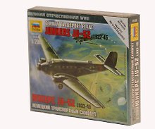 Сборная модель ЗВЕЗДА, Самолет Немецкий Юнкерс Ю-52 (1:72)