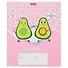 Тетрадь в линейку Hatber, "Веселые Авокадики", 12 листов, в ассортименте - 2