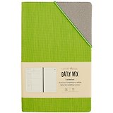 Недатированный ежедневник «Daily mix», зелёный, 136 листов, А5
