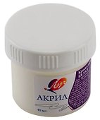 Краска акриловая художественная, белая, 40 мл, Луч - 0