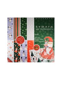 Бумага для скрапбукинга, 20 листов, 30х30 см, 160 г/м3, Tukzar