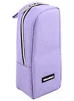 Пенал-косметичка "Private", вертикальный, сиреневый, 21х9х6 см