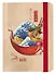 Книга для записей А6 64л тчк. "РАМЕН С ВОЛНОЙ В КАНАГАВЕ" 7БЦ, фикс.резинка - 0