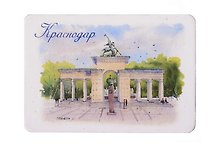 Магнит картон Сквер им. Г.К. Жукова (Краснодар) (МК/111/019)