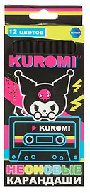 Карандаши цветные «Kuromi», Centrum, 12 цветов