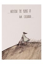 Открытка одинарная "the roads of our childhood"