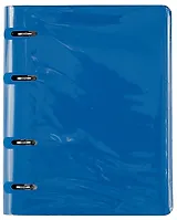 Тетрадь на кольцах в клетку Listoff, "Soft Touch. Космический синий", 120 листов
