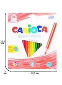 Карандаши цветные, Carioca, 24 цвета - 1