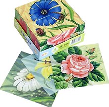 Кубики «Цветы», 4 штуки, Step puzzle