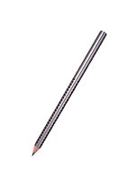 Карандаш Faber-Castell "Jumbo Grip" серебряный металлик, трехгранный, утолщенный