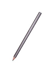 Карандаш Faber-Castell "Jumbo Grip" серебряный металлик, трехгранный, утолщенный