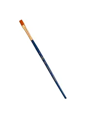 Кисть художественная Галерея, синтетика, плоская, короткая ручка №8, Гамма