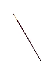 Кисть художественная Вернисаж, синтетика бордовая, круглая, длинная ручка №8, Гамма