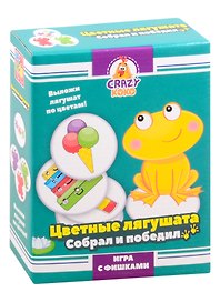 Настольная игра «Цветные лягушата», Vladi Toys