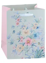 Пакет А5 23*18*10 "Цветочная красота" жен., бум.мат.ламинат 