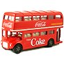 464001 Машинка литая коллекционная Motor City Classics - Die-сast модель по лицензии Coca-Cola London Double Decker Bus, масштаб 1:64
