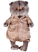 Игрушка мягкая Budi Basa, Басик в шелковой пижамке 30см