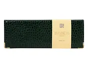 Планинг дат. 2026г. 56л "Business Premium. Lizard" зеленый, 7Б, тв.переплет, настольный, иск.кожа, обл.поролон, евроспираль, съемный тонир.блок, мет.уголки, инд.уп