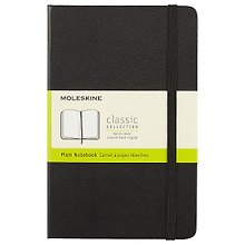 Записная книжка «Classic Medium» А6+, 120 листов, нелинованная, чёрная, Moleskine