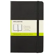 Записная книжка Moleskin Classic Medium, чёрная, 120 листов, А5+