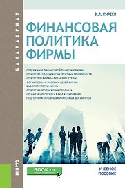 Финансовая политика фирмы Уч. пос. (Бакалавриат) Киреев