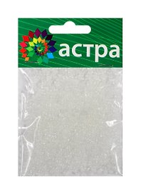 Набор д/творчества АСТРА Бисер 11/0 20гр 1 белый/прозрачный
