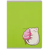 Тетрадь в клетку Unnika, "Cute & Funny. Котик с мороженкой", А4, 60 листов