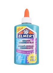 Клей для слаймов Elmers, 147 мл, меняющий цвет, синий/фиолетовый