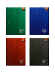 Блокнот А6 60л кл. "ULTIMATE BASICS" склейка, ассорти, Альт