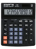Калькулятор 12 разрядный настольный, двойн.питание, 199*153мм