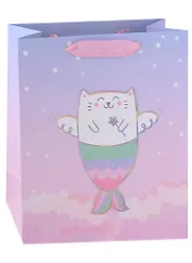 Пакет А4 32*26*12 "Веселые зверята" дет., бум.мат