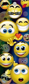 Закладка 3D Смайлы (BKM08SMILE) (Листопадова)