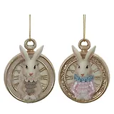 Фигурка декоративная подвесная Заяц, 2 варианта (5х2х7)