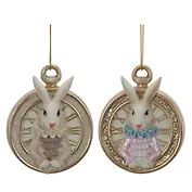 Фигурка декоративная подвесная Заяц, 2 варианта (5х2х7)