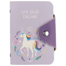 Визитница Единороги Live your dreams (20 карт) (PU) (11×8) (блистер) (12-11592-ZY-19)