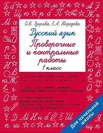 Русский язык 1 класс. Проверочные и контрольные работы