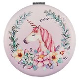 Зеркало круглое Единорог (6см) (ПВХ бокс)