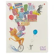 Тетрадь в клетку Альт, "Праздник. Кошки", 48 листов, в ассортименте