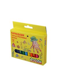 Карандаши цветные, Каляка-Маляка, 12 цветов