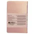 Записная книжка А6- 80л кл. "Grace. Розовый перламутр", иск.кожа,интегр.обл., скругл.углы, ляссе - 1