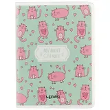 Записная книжка «My mint cat», 80 листов, А7