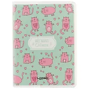 Записная книжка «My mint cat», 80 листов, А7