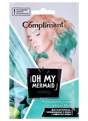 Красящий бальзам для волос Oh My Flamingo (смываемый) (тон изумруд) (саше, 25 мл)