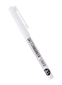 Ручка капиллярная черная 0,1мм (линер), SKETCHMARKER
